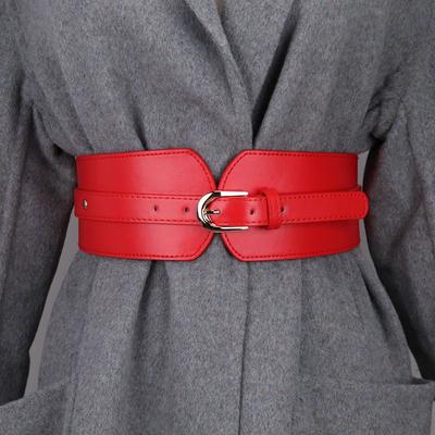 Designer Belts for Women Girdles High Quality Knot Soft Pu Leather Long Cummerbunds Wide Coat Ceinture Dress Waistband Cintos
