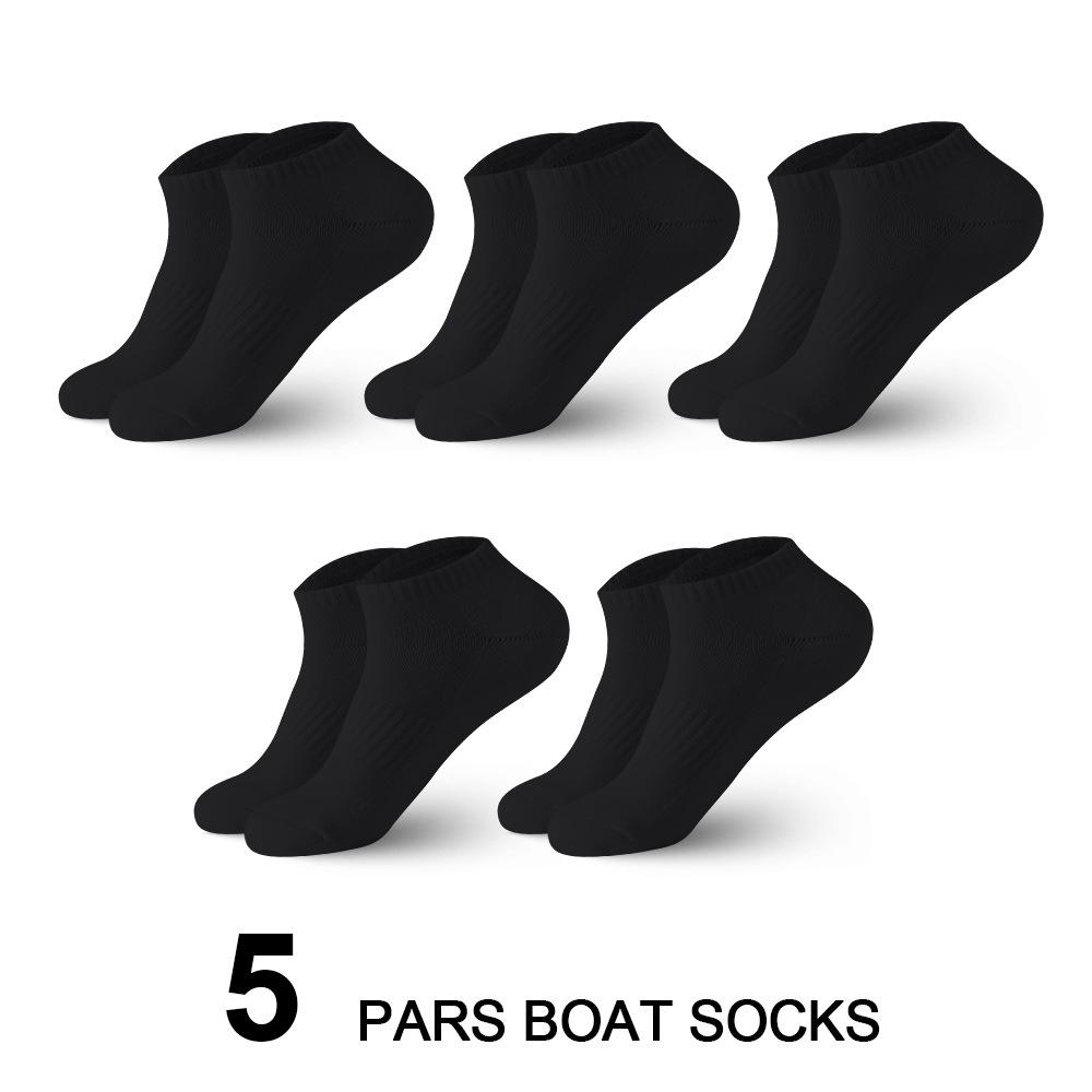 Men's Black Sweat-Absorbent, Odor-Resistant Xinjiang Cotton Mid-Calf Sports Socks - Autumn & Winter Knee-High Style