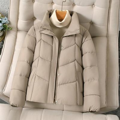 Nieuwe katoen-gevoerde kleding Winter dames katoen-gevoerde kleding Veelzijdige losse katoen-gevoerde jassen Warme modejassen Dames