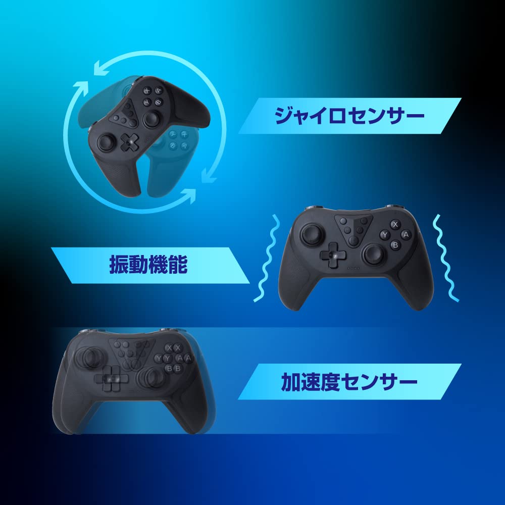 Allone Wireless Controller for Hold 15 X 6 X Compatible with Rapid Fire Hold Switch, Turbo, 10.5 Cm, Switch/Switch Lite/OLED, Function,