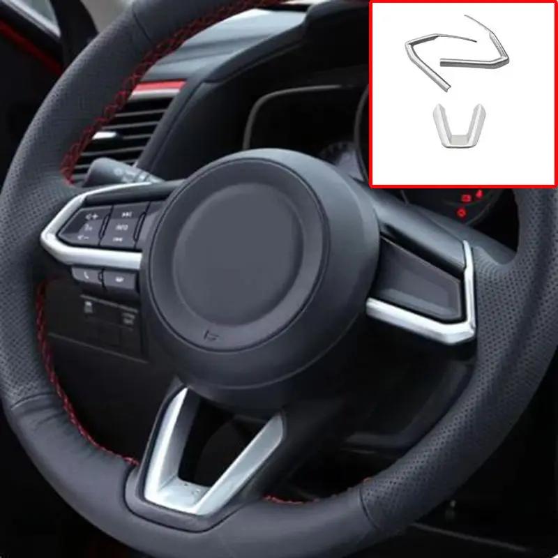 Interior Modification Trim Accessories Interior Tools For Mazda CX-3 CX-5 CX7 CX8 CX9 Atenza Steering Wheel Decorative Sticker