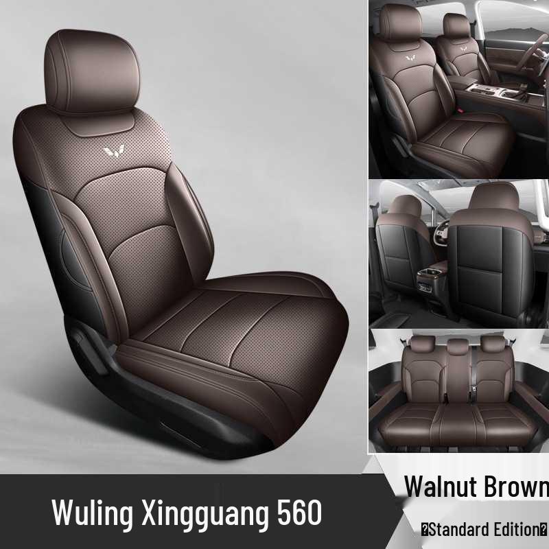 2026 Wuling Xingguang 560 NEV Full Coverage Breathable Perforated Leather Seat Covers Xingguang 560 5-Seat Full Coverage