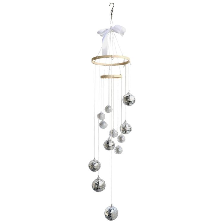 

Hanging Disco Ball Decors Suncatchers Mirror Disco Ball Window Decors Dazzlings Disco Ball Mobile for Party Activity 1
