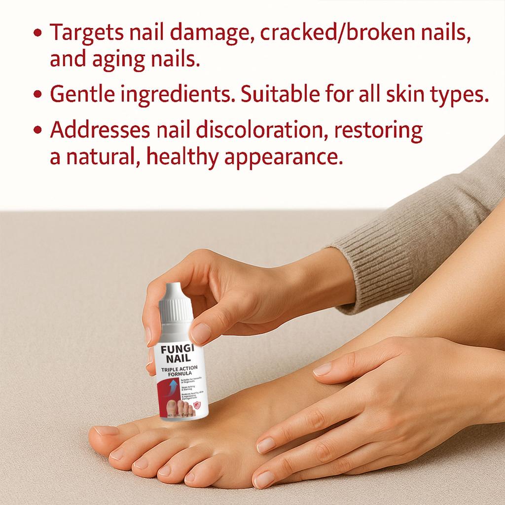 Nail Repair & Nourishing Solution – Strengthening Care for Discolored & Damaged Nails, 15ml