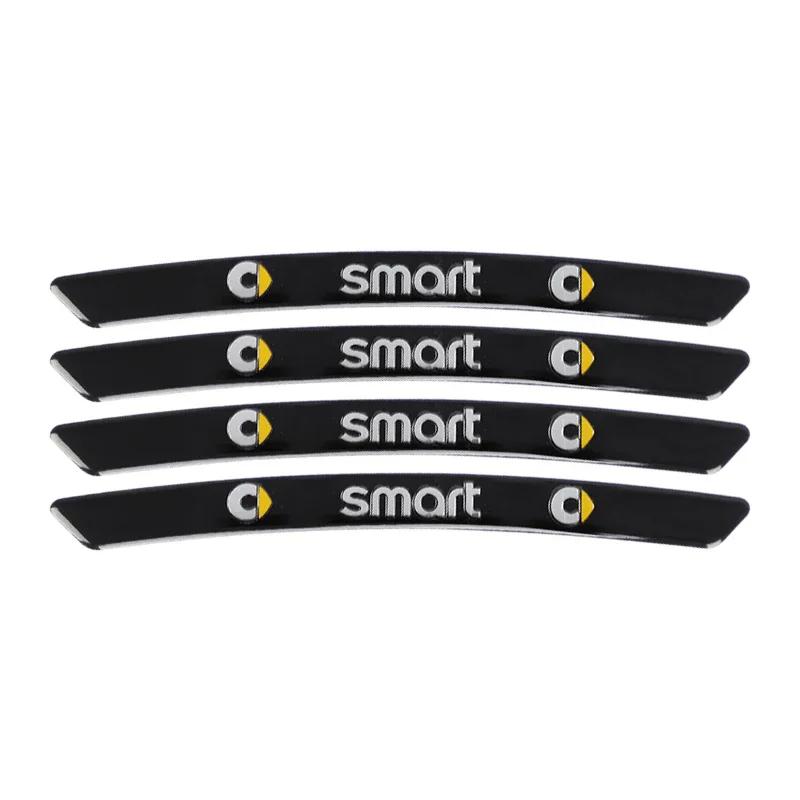 4pcs AMG Emblem Car Wheel Sticker Rims Cover Decal Accessories For  Mercedes Benz Brabus Smart Maybach W204 GLC CLA W205 W203