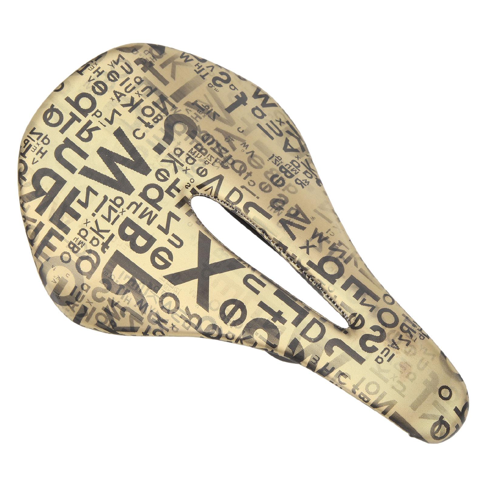 

Bike Seat EVA Foam and Soft Rubber Golden Shock Absorption Flexibility Comfortable Bike Saddles for Cycling