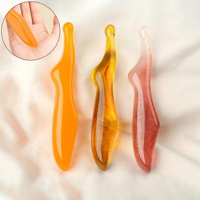 Resin Gua Sha Scraper 1Pc Face Massager Tool for Acupuncture Muscle Relief Skin Tightening Daily Spa