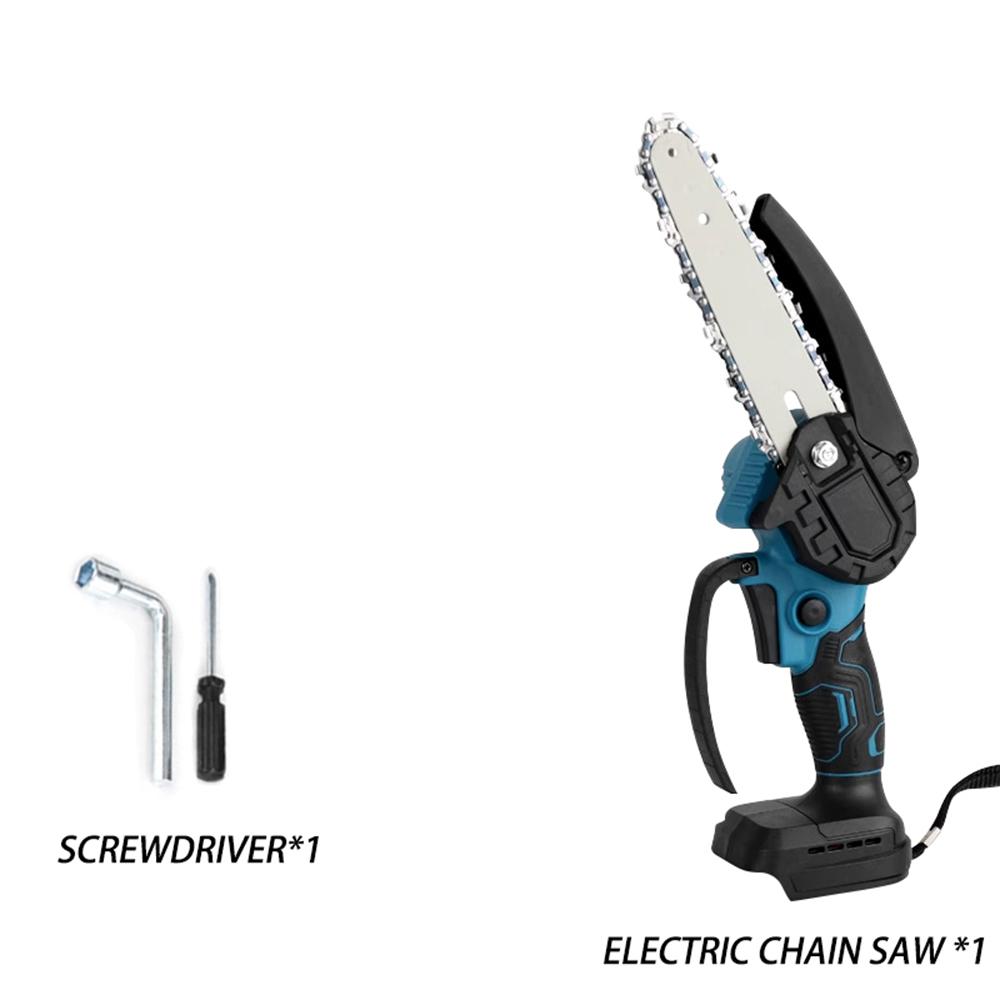 

8-дюймовая электрическая цепная пила ручная портативная бензопила резак для дерева обрезка сада электроинструмент совместима с аккумулятором Makita 18 В