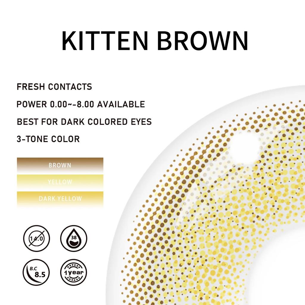 Barevné kontaktní čočky JeweLens 2ks Eyra Series