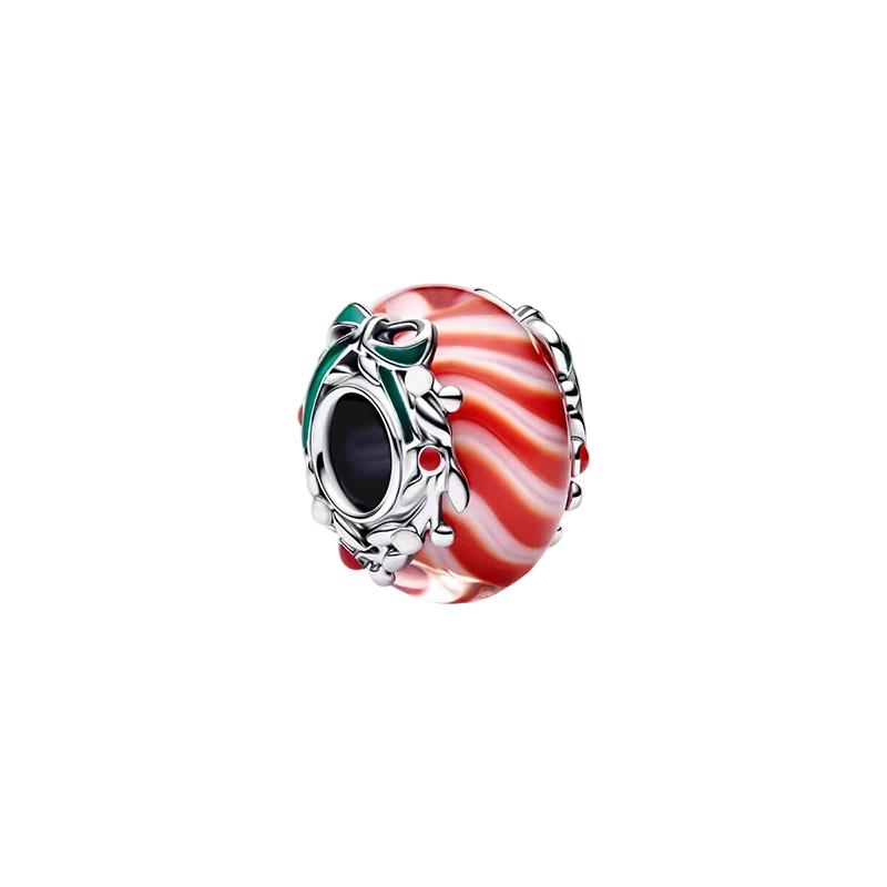 Novos Pingentes de Natal Diy Joias Femininas Presente Árvore de Natal Rena Nariz Vermelho Papai Noel Contas Encaixe Pulseira Original Acessórios