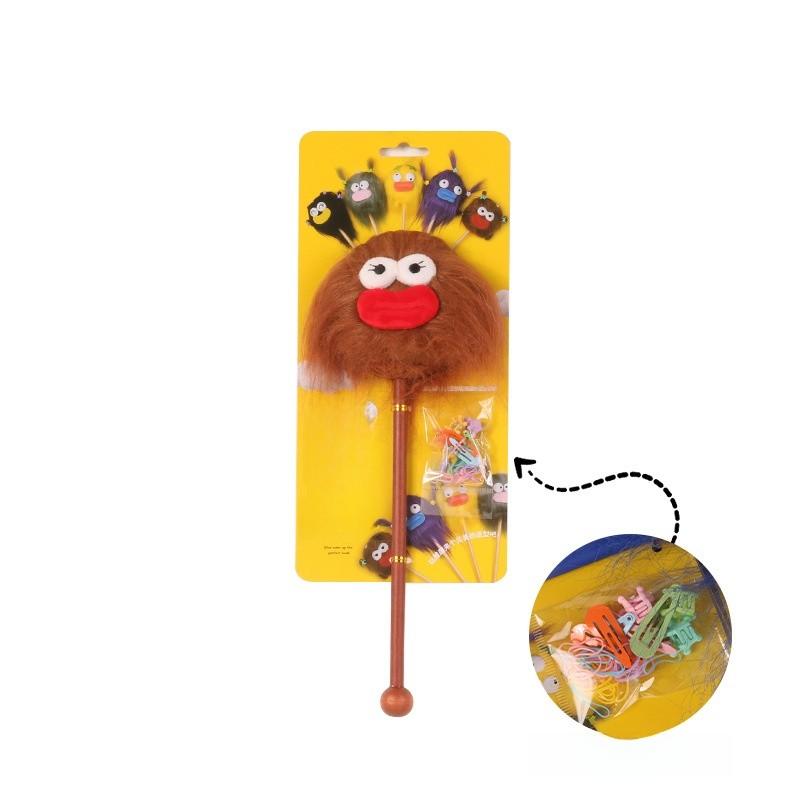 Happy Animals Massage Stick With Plush Cover For Relaxation And Stress Relief