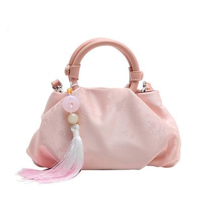 Women's Bags Popular Chinese Pleated Cloud Bags Niche Embroidered Handbags