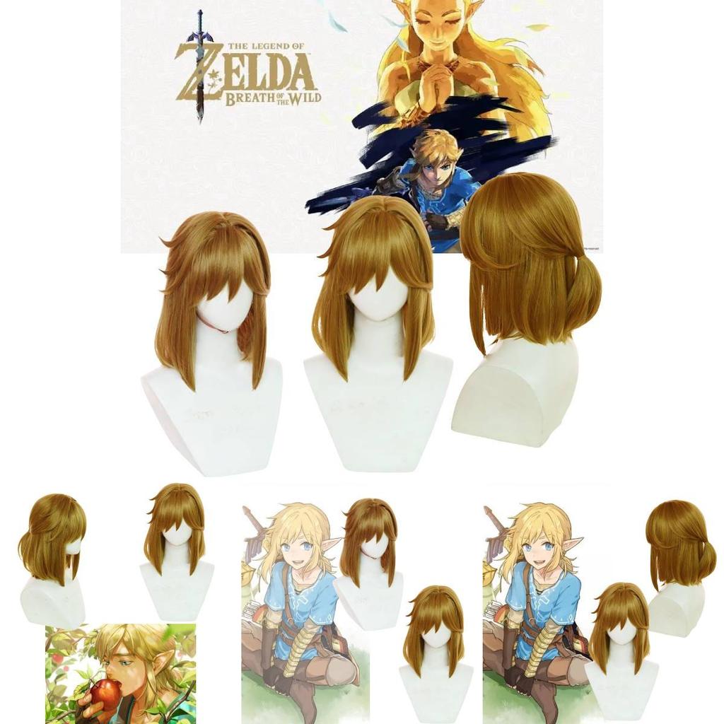 Breath Of The Wild Link Cosplay Wig With Realistic Scalp