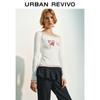 UR Women's Heart Print Raglan Sleeve T-shirt