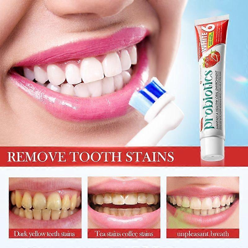 Plant Fruit Probiotic Toothpaste Sadoer Oral Brightening White Teeth Gingival Protection Toothpaste Wholesale