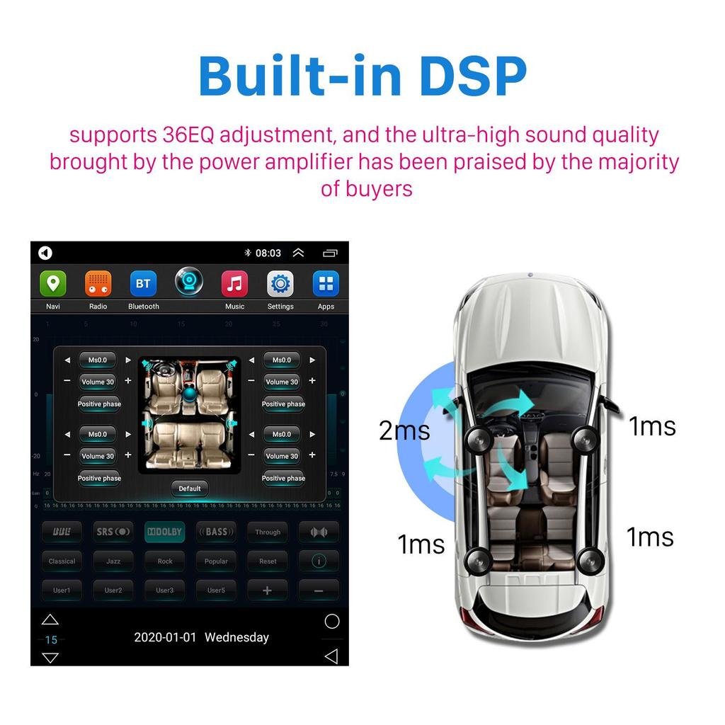 2006-2008 Buick LaCrosse Wireless CarPlay Android Navigation Radio DVD