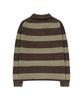 SLOWACID Velour Stripe Pk Knit [Brown/Beige]