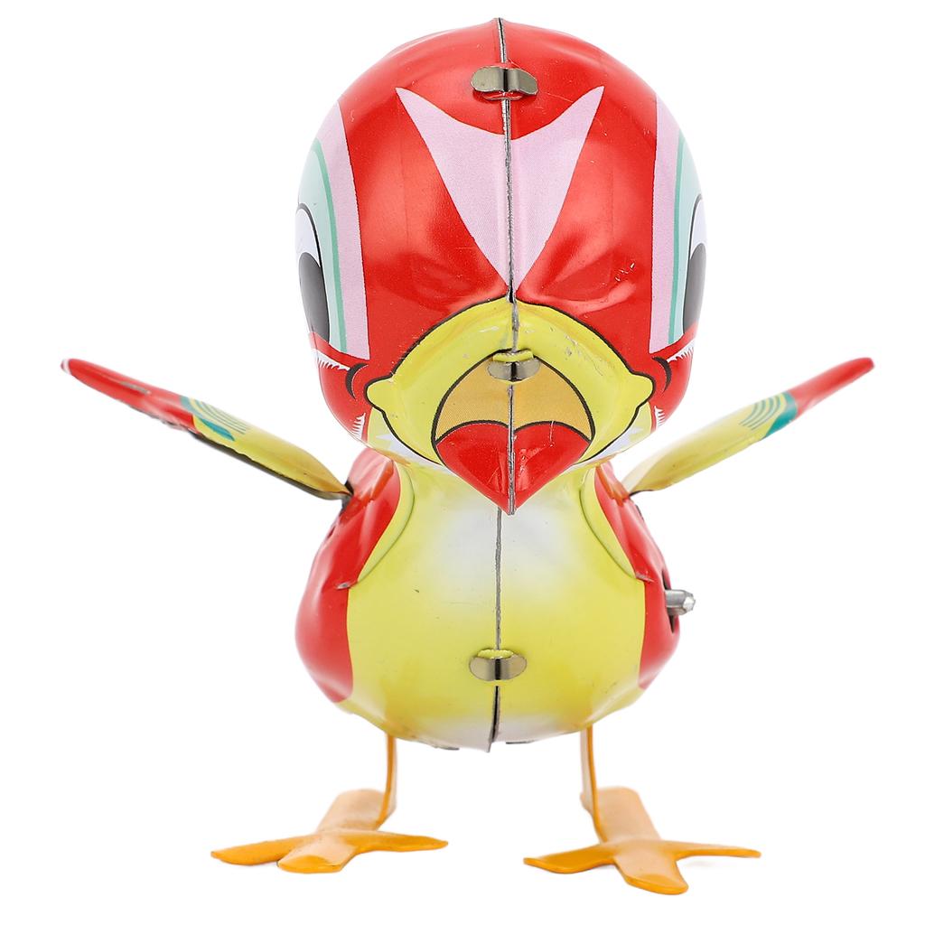 Retro Jumping Duck Wind Up Toy Interesting Vintage Animal Clockwork Toy Home Bar Decoration