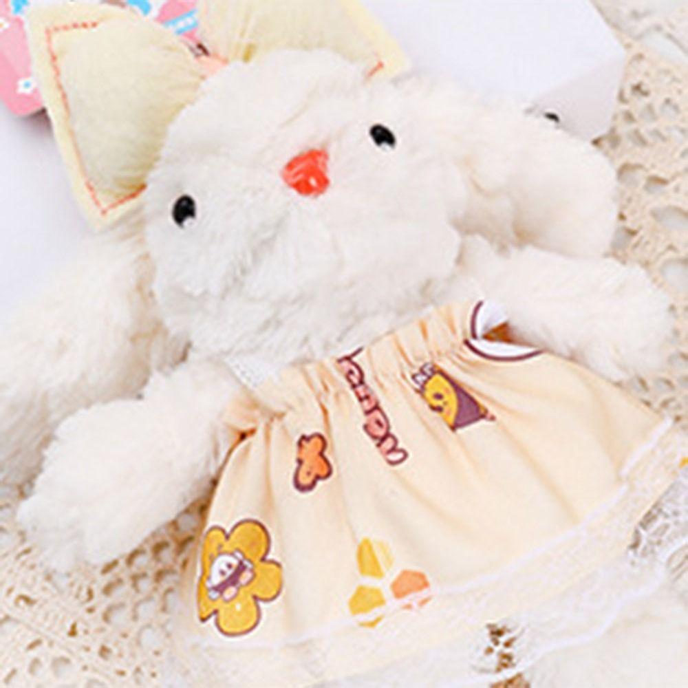 Plush Stuffed Drooping Ear Rabbit Pendant Rabbit Doll Bag Hanging Pendant  Bag Backpack Decor