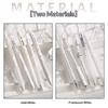 5Pcs Retractable Gel Pen Korean Fashion Simplicity Transparent Writing Pen Quick Drying St/Cs Tip 0.5Mm Black Ink Scrapbook Pen