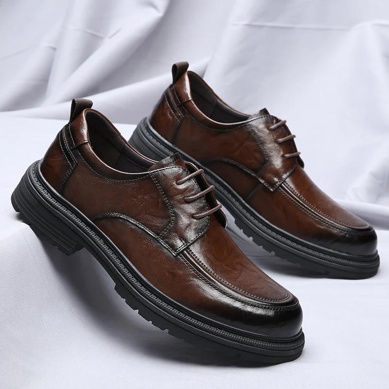 Мужские деловые туфли на шнуровке — фото 2