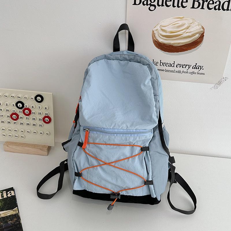 New Style Lightweight Backpack for Junior High Students - Unisex Double Shoulder Bag for Sports, Outdoor, and Mountaineering, Large Capacity.