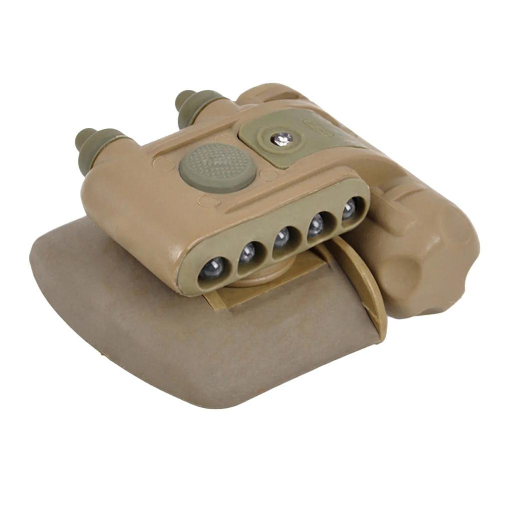 LED lovecká čepice světlo taktická helma svítilna IFF signální světla venkovní osvětlení bílá červená LED gen lampa