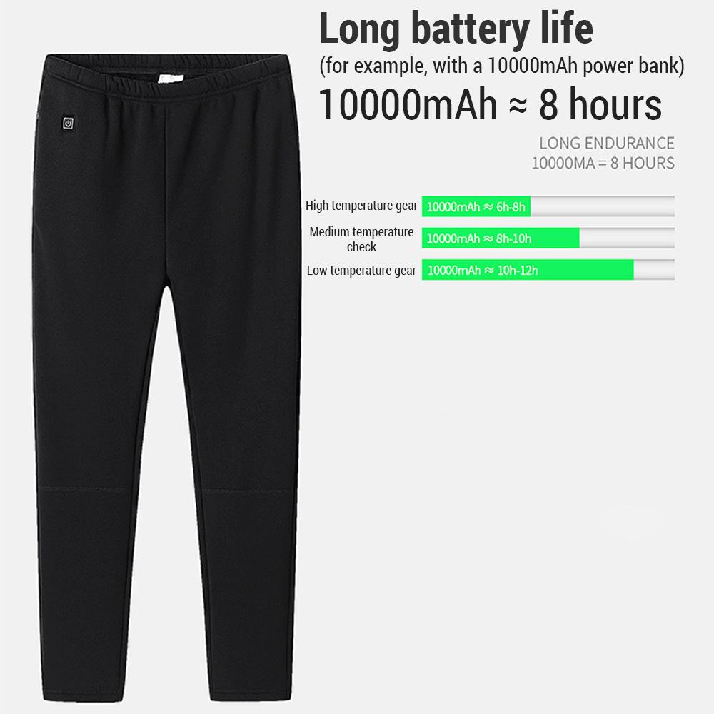 Elektrisches Heizunterwäsche-Set für Herren, 22 Bereiche, Ski-Heiz-Ganzkörperanzug