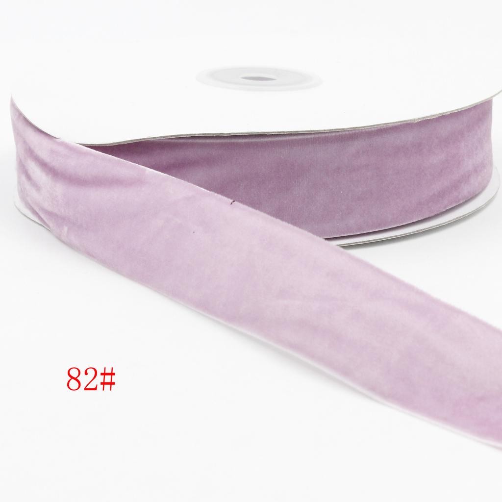 Small Size Packaging Multi-Colored Velvet Ribbon, Hair Accessories Diy Bow Decorative Flocking Webbing