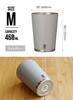 CB JAPAN Light Medium Size Vacuum Convenience Store Coffee CAFE GOMUG Tumbler, Gray, 460ml, [Stainless Steel, Insulated, Double-Layered], Cup,
