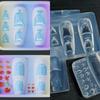 Silicone Nail Art Mold Accessory Molds Goldfish Themed Nail Decorative Mold Silicone Texture for Various Nail Types