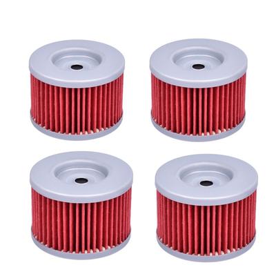 4pc Oil Filter For Honda Motorcycle ATC250 ES Big Red ATC 350 ATC350 ATC350X TRX250 TRX250X Fourtrax TRX 250 300 TRX300