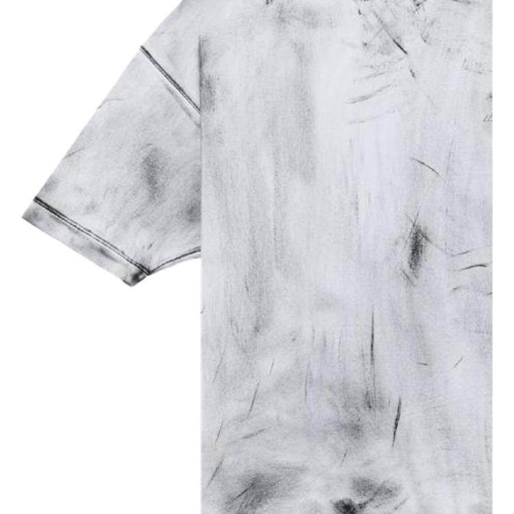 WE11DONE Ss23 Logo Print Wasch T-Shirt Unisex T-Shirts Weiß WD-TT1-23-874-U-WH
