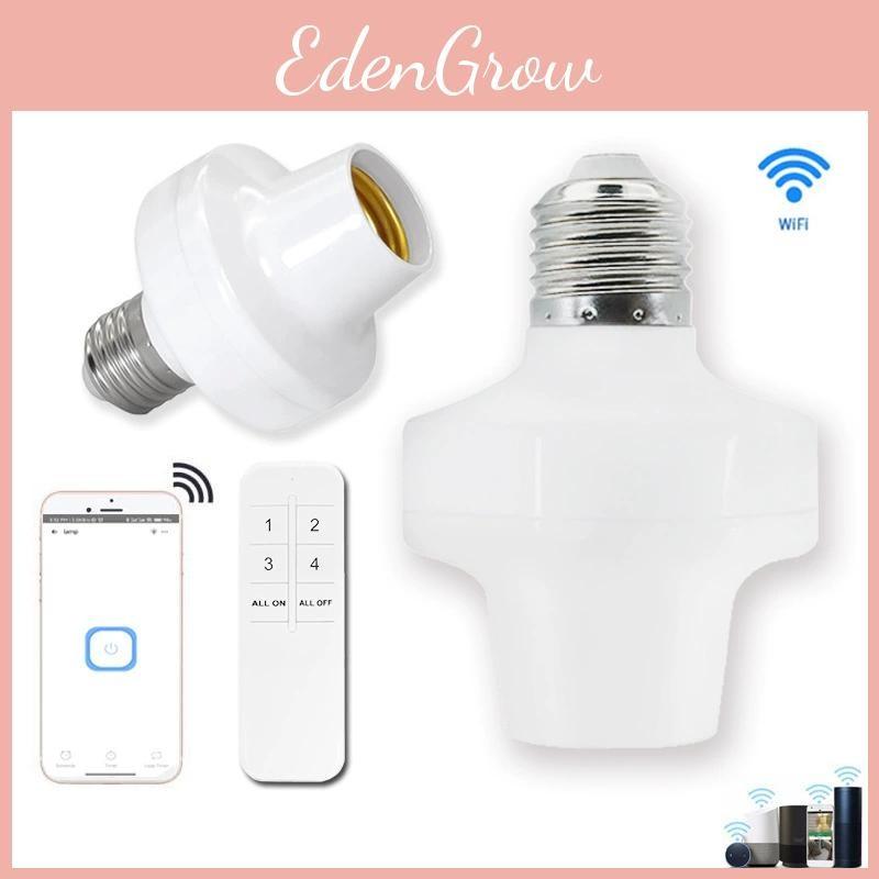 Wireless E27 E26 Remote Control Light Lamp Holders Smart Bulb Adapter Tools