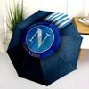 1 PC Automatic Folding Umbrella - SSC Napoli Custom Name Pattern, Portable & Foldable Design with 8 Ribs, Christmas Birthday Gifts