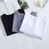 Men T-shirt Short Sleeves V Neck Slim M To 4XL Quick Dry Streetwear Solid Color Summer Casual Tee Shirt Top Sports Wear