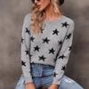 Europe, America Autumn and Winter New Ebay Hollow Pattern Knitted Sweater Round Neck Solid Color Loose Fashion Pullover