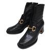 GUCCI 719830 Horsebit Women's Boots shoes 41 blackUsed