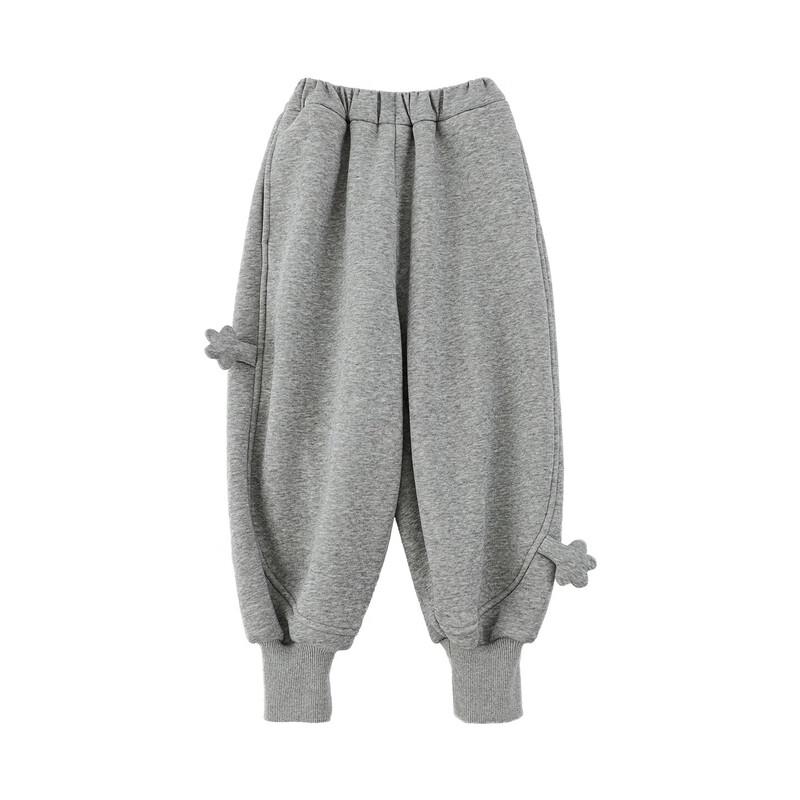 YOYO Boys Fleece Lined 3D Cat Paw Cuffed Sweatpants 90