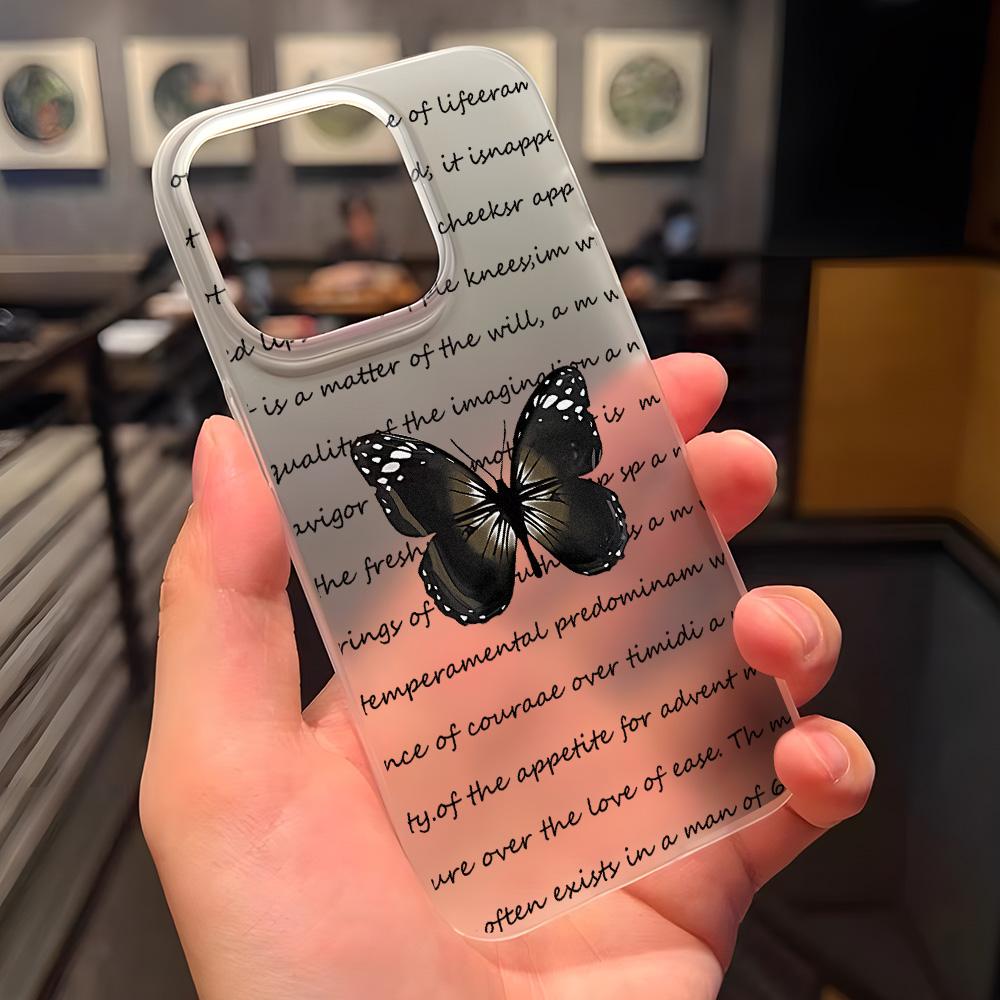 Handyhüllen für iPhone 11 13 15 Pro Max 12 14 Pro Max Hülle iPhone 16 15 Plus 13 Pro 12 Frosted Texture Painted Cartoon Flowers