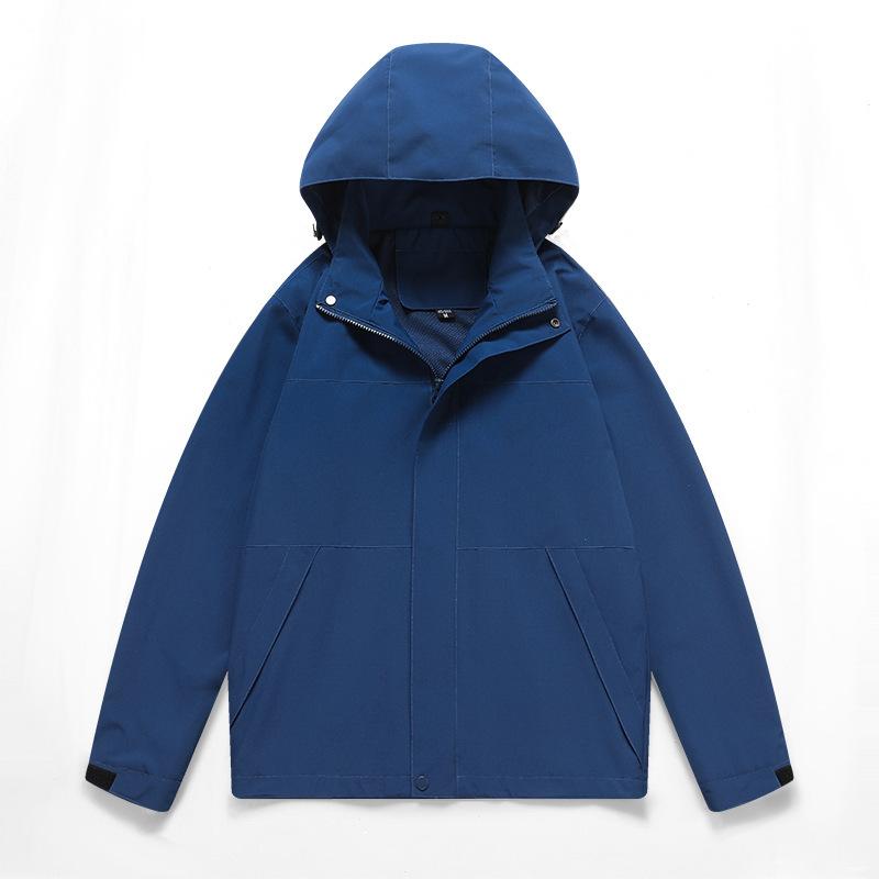 Spring and Fall Jacket Men's Trend Plus-size Casual Spring Top Baseball Uniform Men Solid Color Hardshell Jacket Men