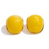 Yhpup 10 Color Acrylic Resin Y2K Earrings for Women Gold Color Stainless Steel Spring Summer Candy Sweet Jewelry