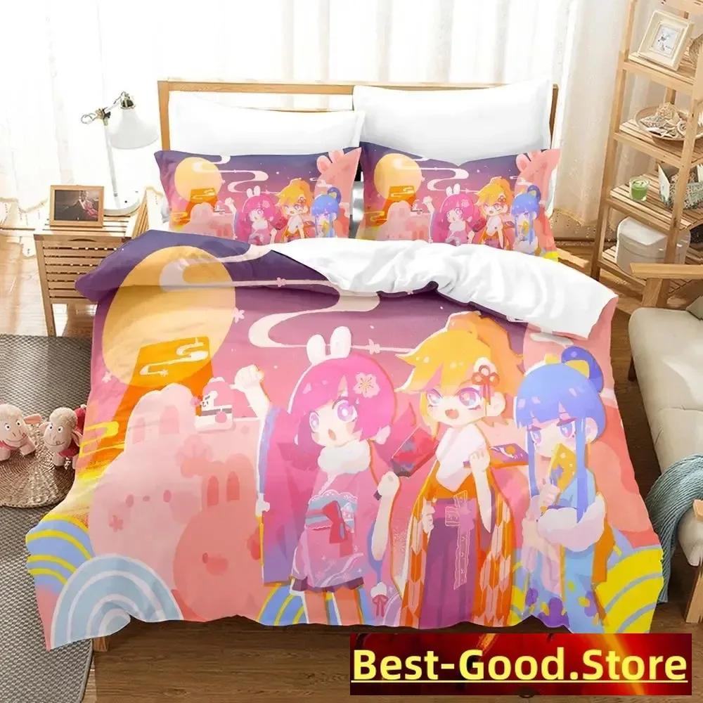 Muse Dash Bedding Set Single Twin Full Queen King Size Bed Set Adult Kid Bedroom Duvetcover Sets Anime Parure De Lit Bed