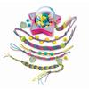 Clementoni Crazy Chic - Coffret création de bracelets de l'amitié - Perles et fils - Dès 7ans