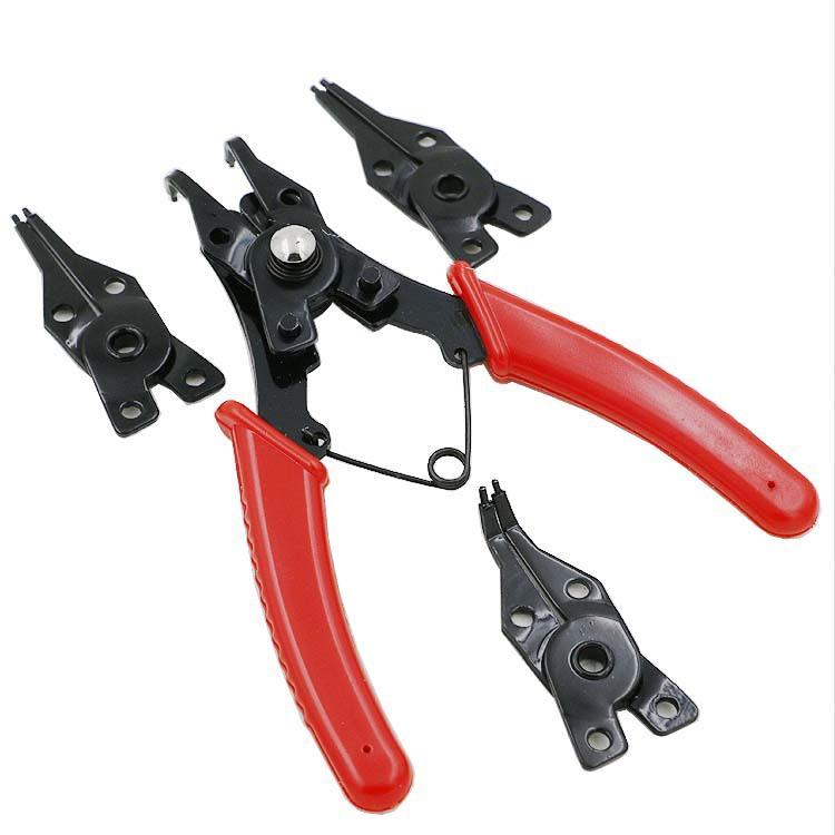 Katie New 4 In 1 Snap Ring Pliers Plier Set Circlip Combination Retaining Clip