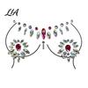 Long Lasting Body Gems Resin Rhinestone Face Tattoos, Self-Adhesive Faux Diamond Stickers Crystals for Makeup Music Festival Party Makeup, Shiny Chest