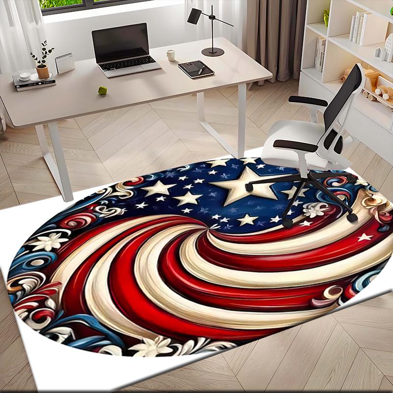 1pc American flag Carpet Rug for Living Room Bedroom Home Sofa Decoration,Kids play Non-slip Floor Mat