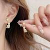 New Cute Cat Earrings for Women - Silver Needle, Cartoon Design, Perfect for Autumn and Winter