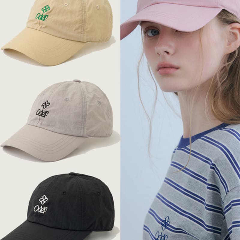 

ODER nylon embroidered ballcap-4colors BEIGE(GREEN)_ONE