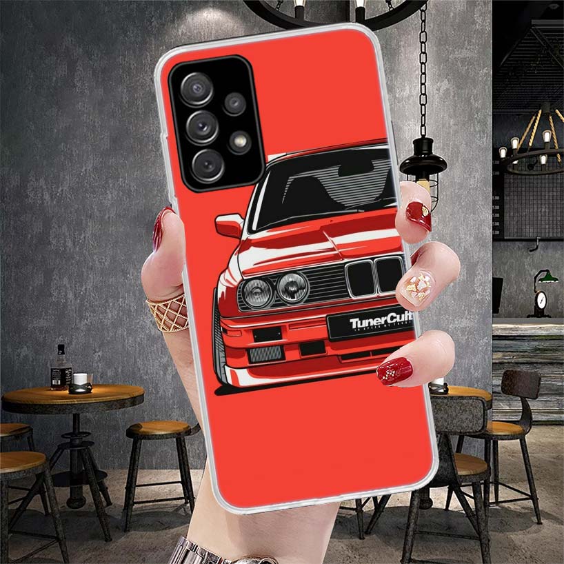 Japan JDM Sports Cars Comic Soft Phone Case For Samsung Galaxy A12 A22 A32 A52 A72 A02S A51 A50S A71 A70 A31 A20S Note 20 Ultra